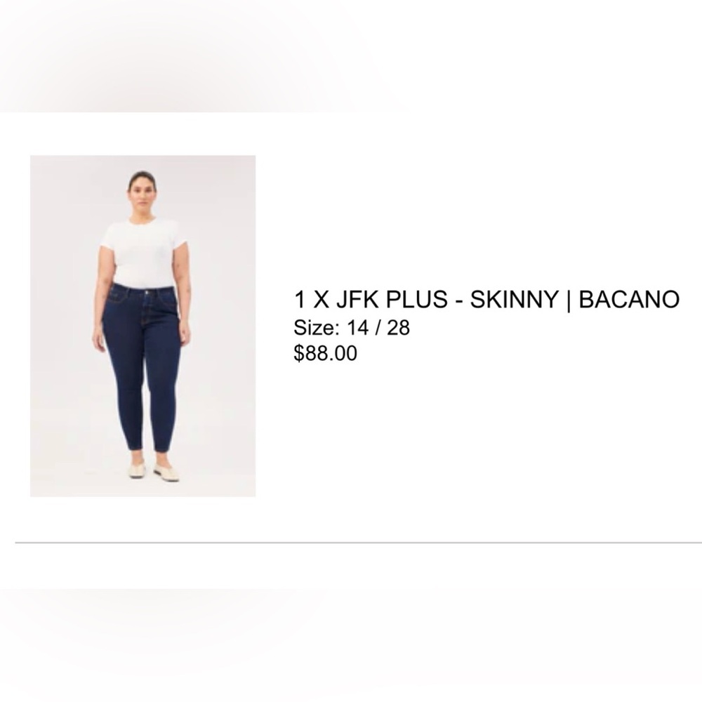 Warp + Weft size 14W JFK skinny jean